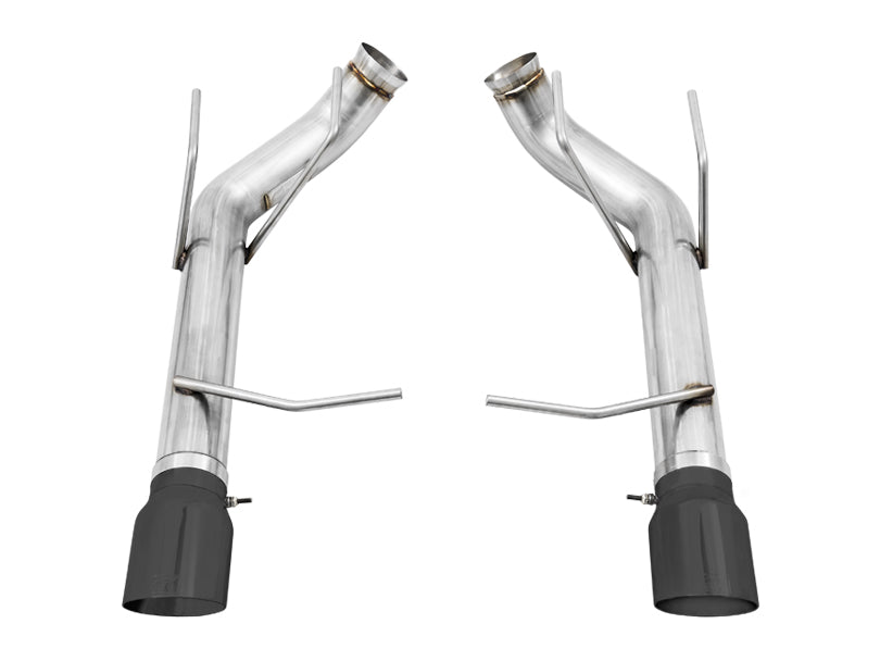 AWE Track Edition Axleback Exhaust for the S197 Ford Mustang GT - Diamond Black Tips