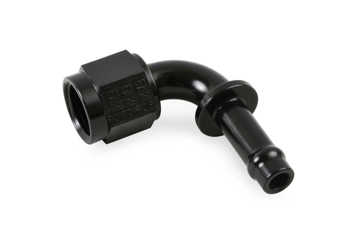 -6 90 DEG TO 3/8" Earl's VAPOR GUARD HOSE END
