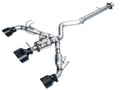 AWE Track Edition Exhaust for GR Corolla - Diamond Black Tips