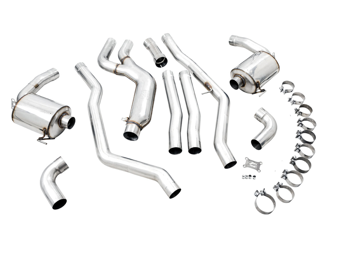 AWE Non-Resonated Touring Edition Exhaust for G2X M340i / M440i - OE Tips