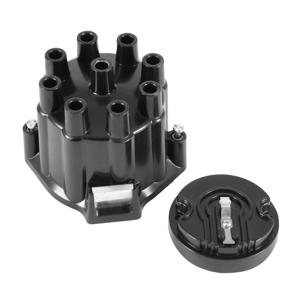 Distributor Cap & Rotor Kit - Socket Style - Black - 8124, Cap and Rotor Kit, Black, Socket Style, Kit