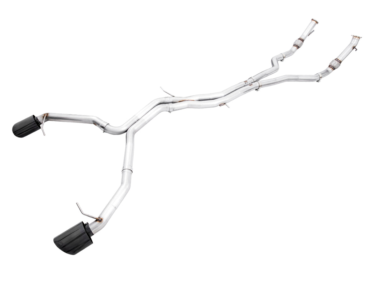 AWE Track Edition Exhaust for Audi B9 RS 5 Sportback - Diamond Black RS-style Tips
