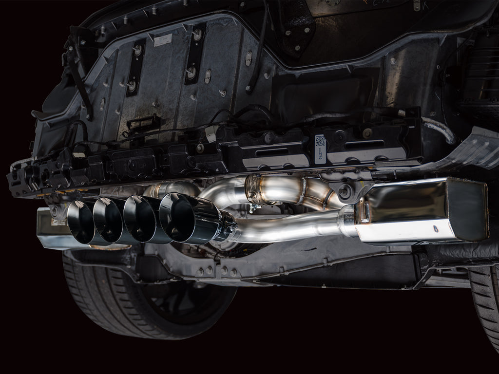 AWE SwitchPath Exhaust for C8 Corvette Z06 - 4.5" Diamond Black Tips