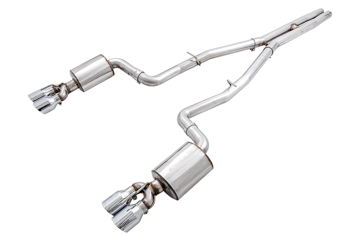 AWE Touring Edition Exhaust for 17+ Challenger 5.7 - 4" Chrome Silver Tips