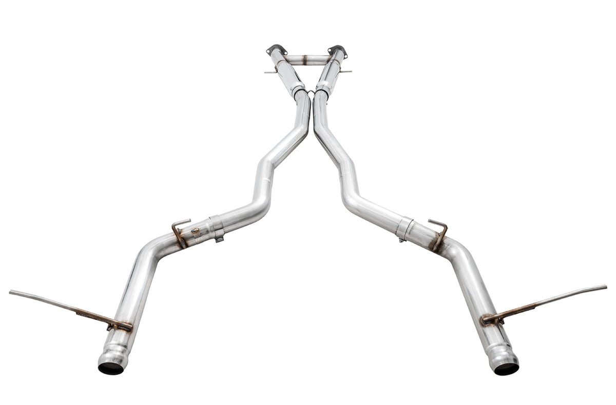 AWE Track Edition Exhaust for Jeep Grand Cherokee SRT and Trackhawk - for use with stock tips
