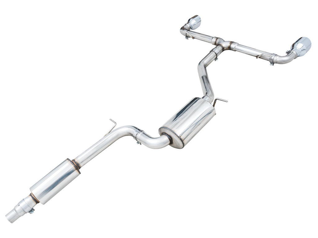 AWE Touring Edition Exhaust for VW MK8 GTI - Chrome Silver Tips
