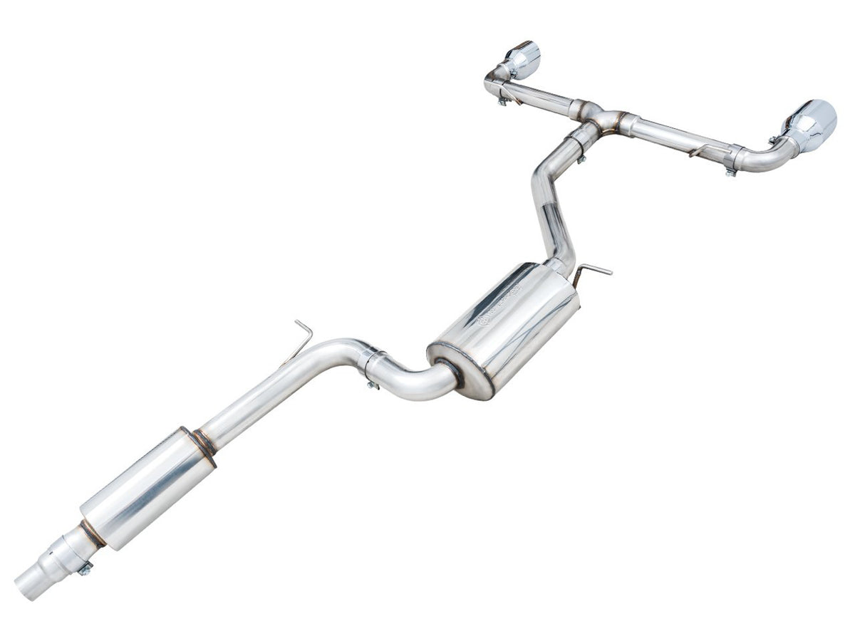 AWE Touring Edition Exhaust for VW MK8 GTI - Chrome Silver Tips