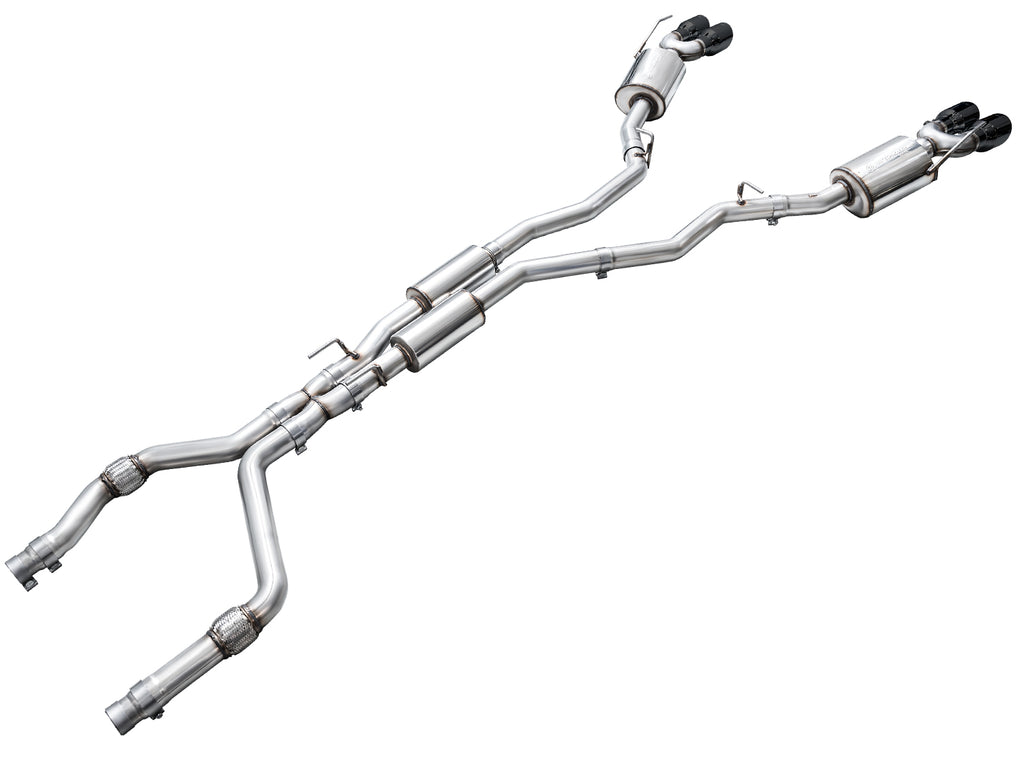 AWE Touring Edition Exhaust for Ford Explorer ST - Diamond Black Tips