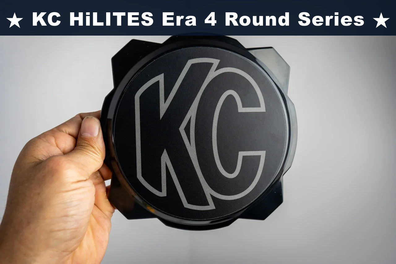 KC HiLITES Era 4 ROUND Series Light Cover Overlays - Universal