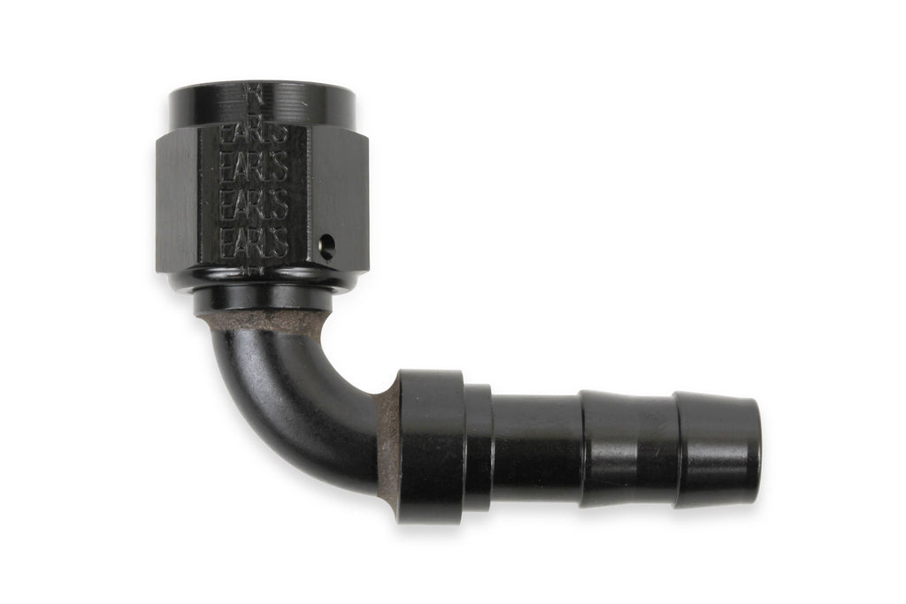 Black Anodized Lightweight Direct Replacement for Brass Push Lock Type Hose Ends.