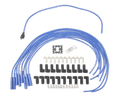 Spark Plug Wire Set - 8mm - Universal - Blue Wire with Blue Straight Boots