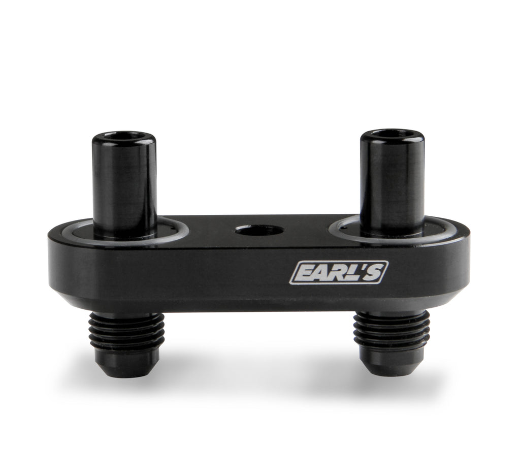 Fits GM 6L80E, 6L90E, and 8L90E Transmissions, -6 AN Male Flares, Black Anodized Finish