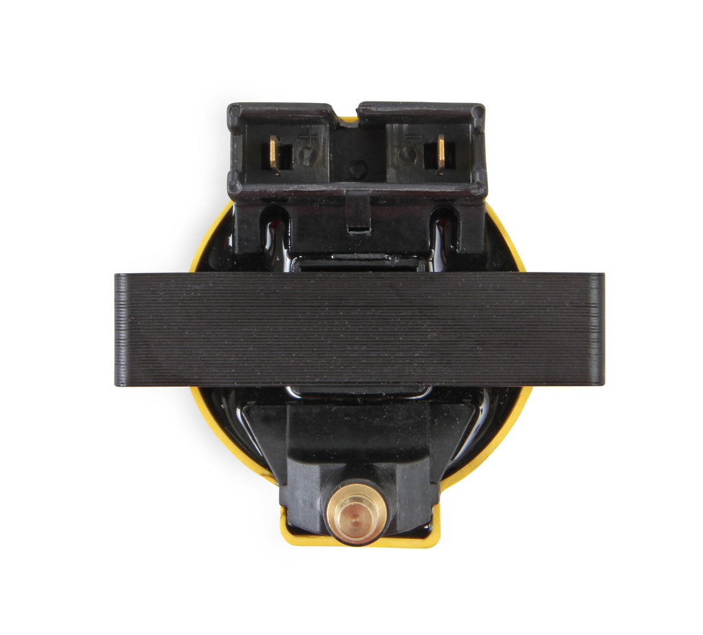 Ignition Coil - SuperCoil - 1984-1998 Ford EEC-IV - Yellow - Individual - This Ford EEC-IV 1984-98 ignition coil has a maximum voltage of 48,000 volts.