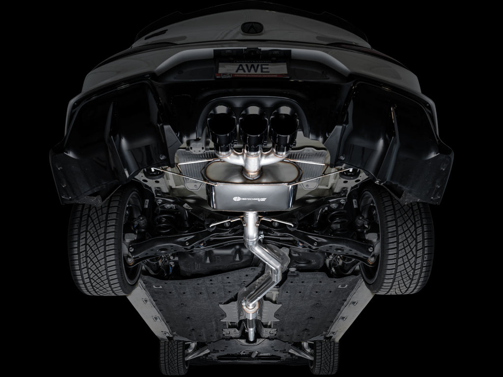 AWE Touring Edition Exhaust for DE5 Integra Type-S - Triple Diamond Black Tips