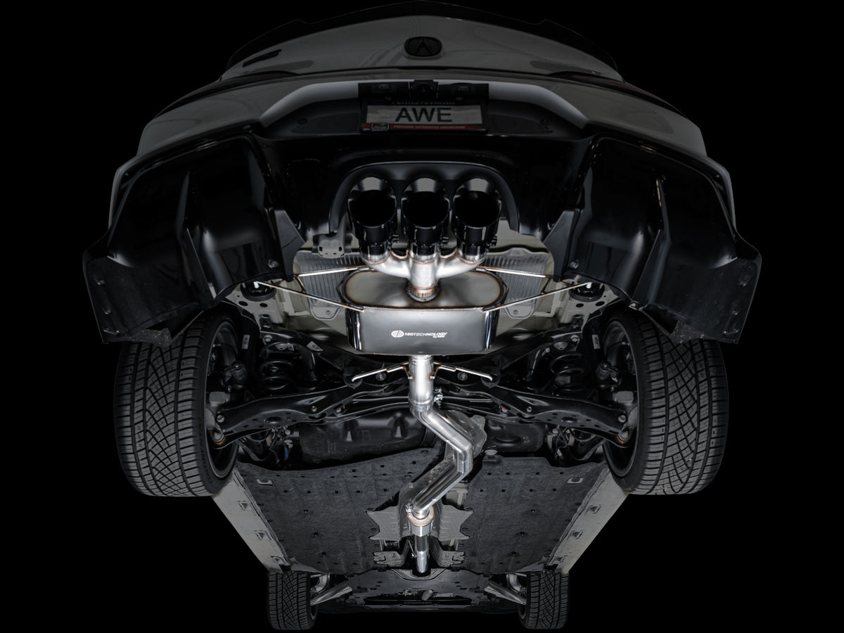 AWE Touring Edition Exhaust for DE5 Integra Type-S - Triple Diamond Black Tips