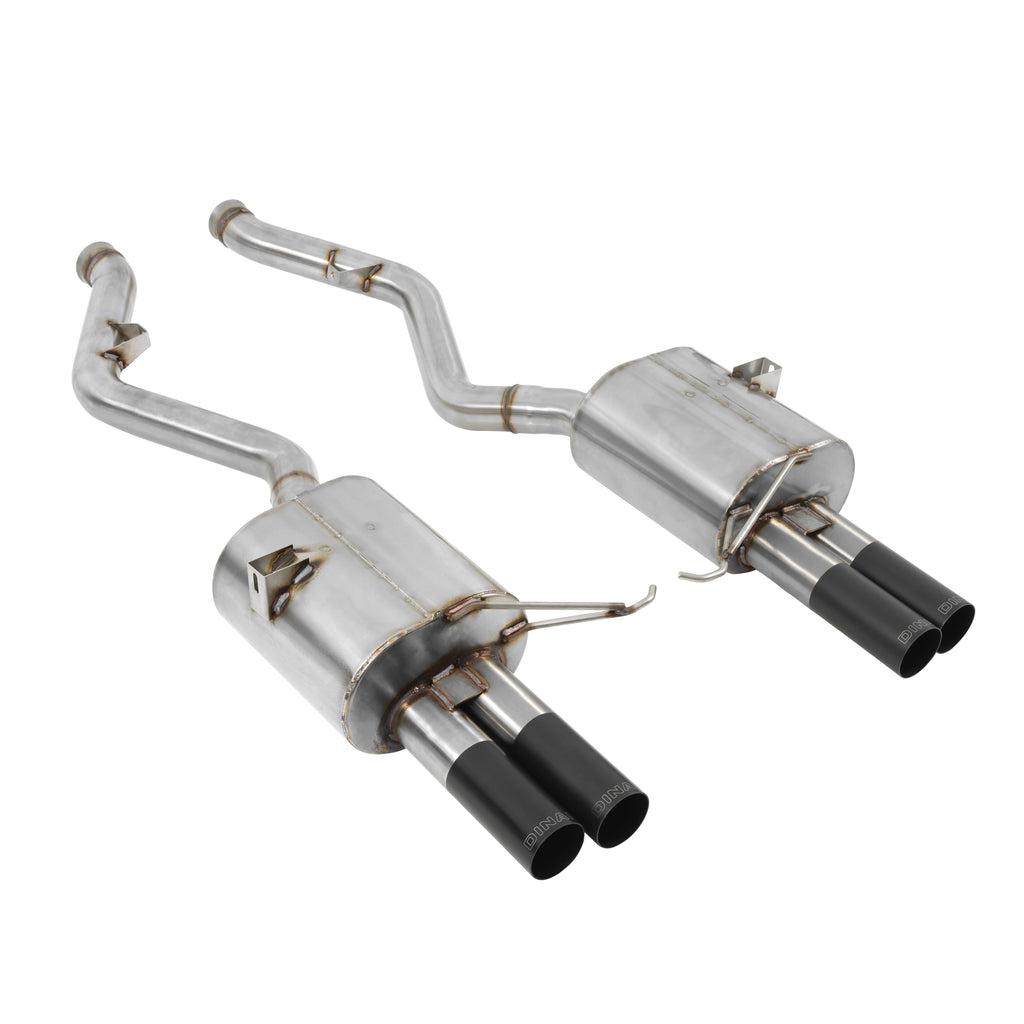 Stainless Steel - Black Tips - E92/E93 - Coupe and Convertible