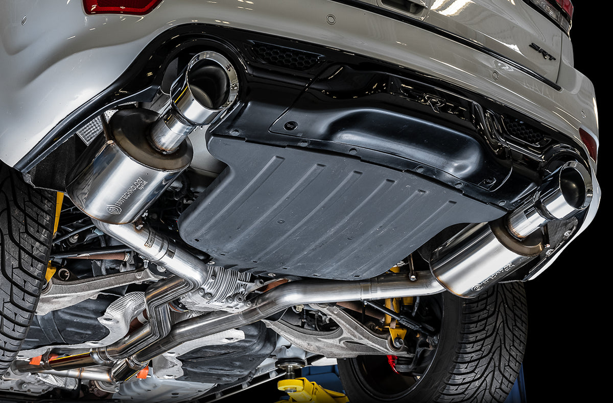 AWE Touring Edition Exhaust for Jeep Grand Cherokee SRT - Chrome Silver Tips