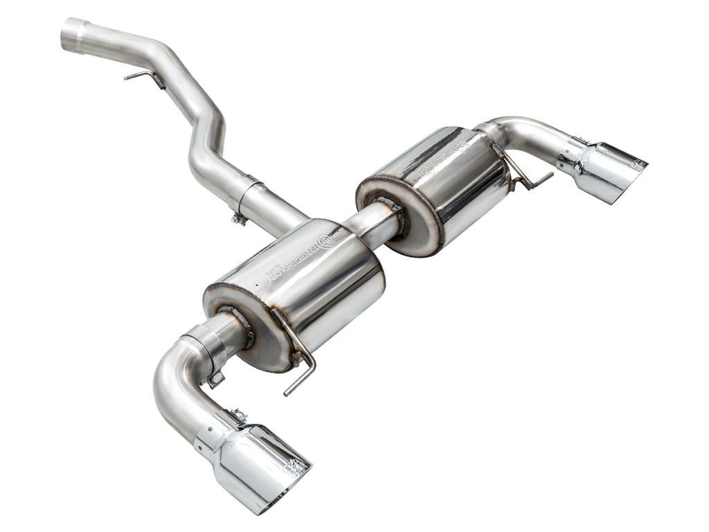 AWE Touring Edition Axleback Exhaust for BMW G2X 330i/430i - 4.5” Chrome Silver Tips