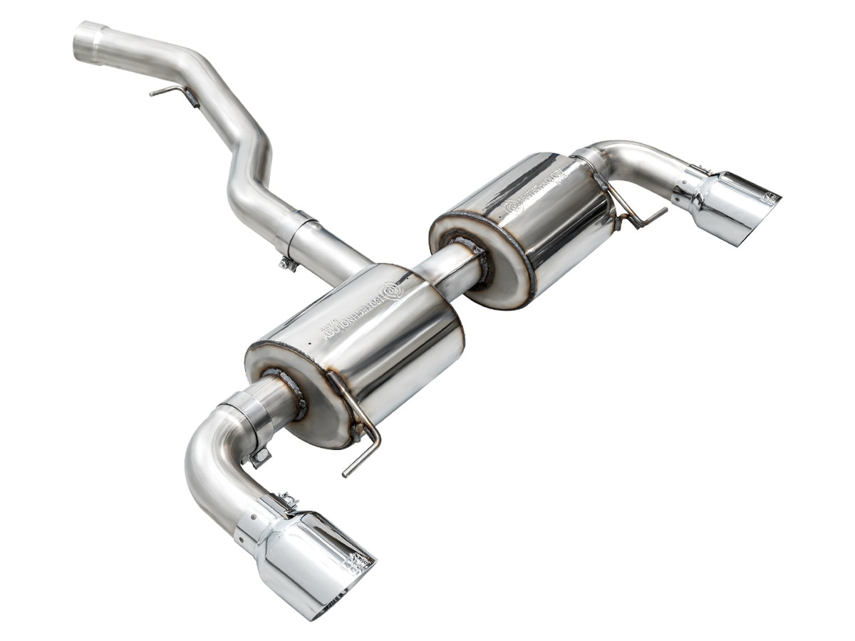 AWE Touring Edition Axleback Exhaust for BMW G2X 330i/430i - 4.5” Chrome Silver Tips