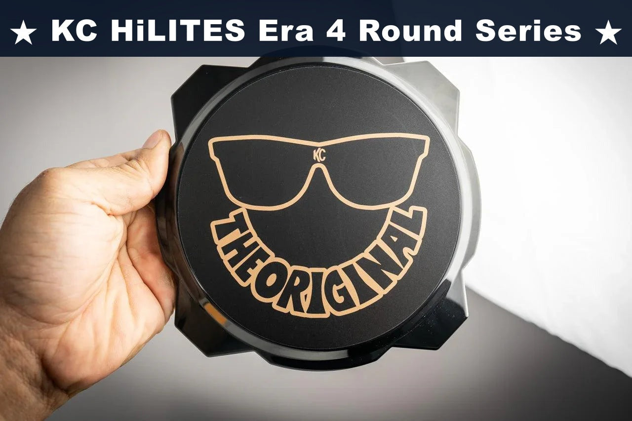 KC HiLITES Era 4 ROUND Series Light Cover Overlays - Universal