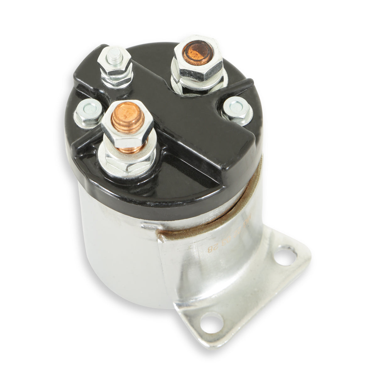 Starter Solenoid Replaces 71469-65B - Fits 4 speed models from 67-88 - Chrome finish - Starter Solenoid, Harley-Davidson
