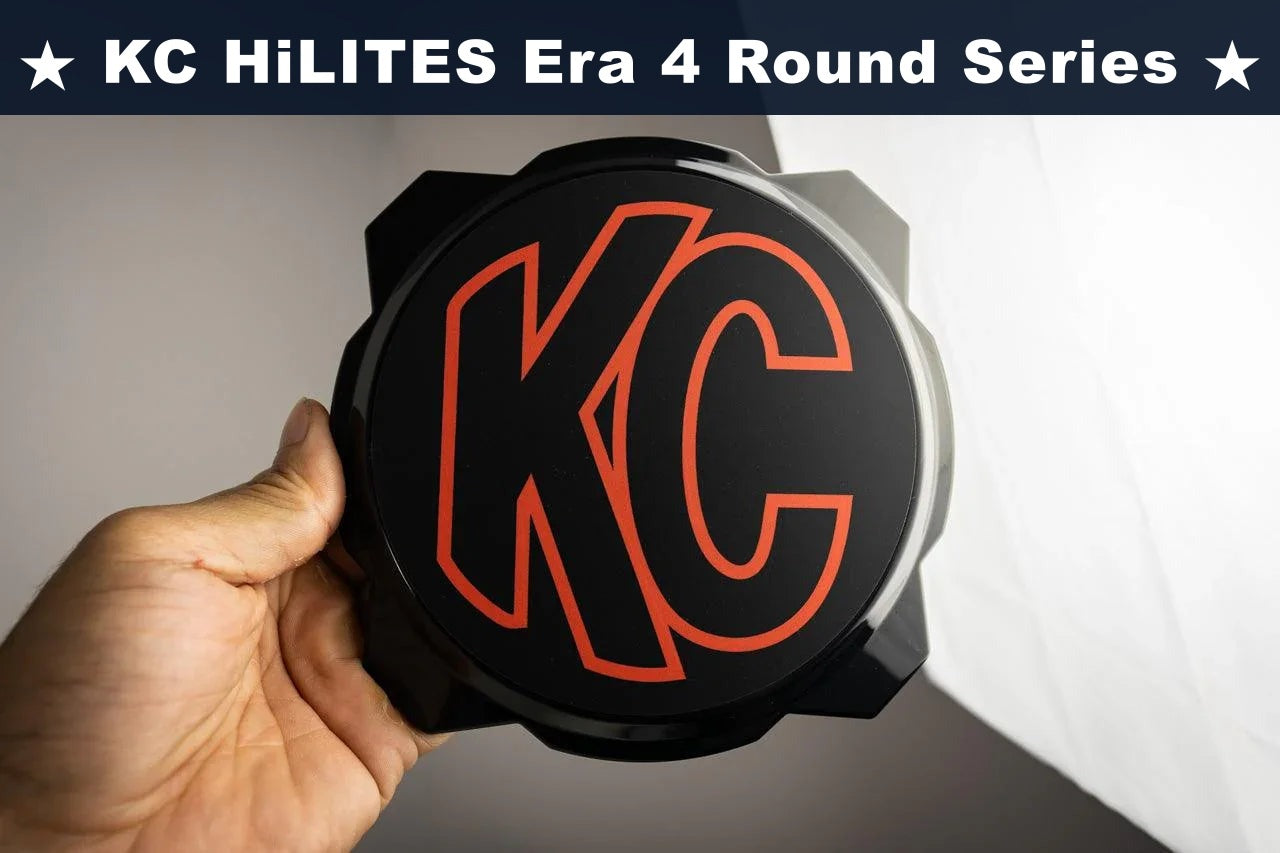 KC HiLITES Era 4 ROUND Series Light Cover Overlays - Universal