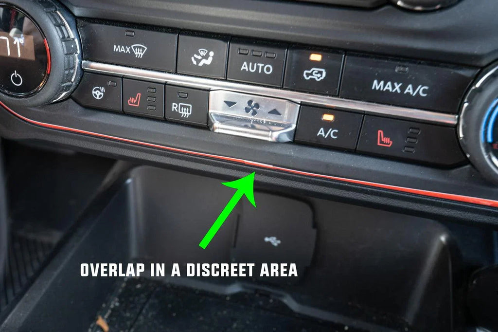 AC Controls Outline (Printed Series Vinyl) - 2021+ Bronco
