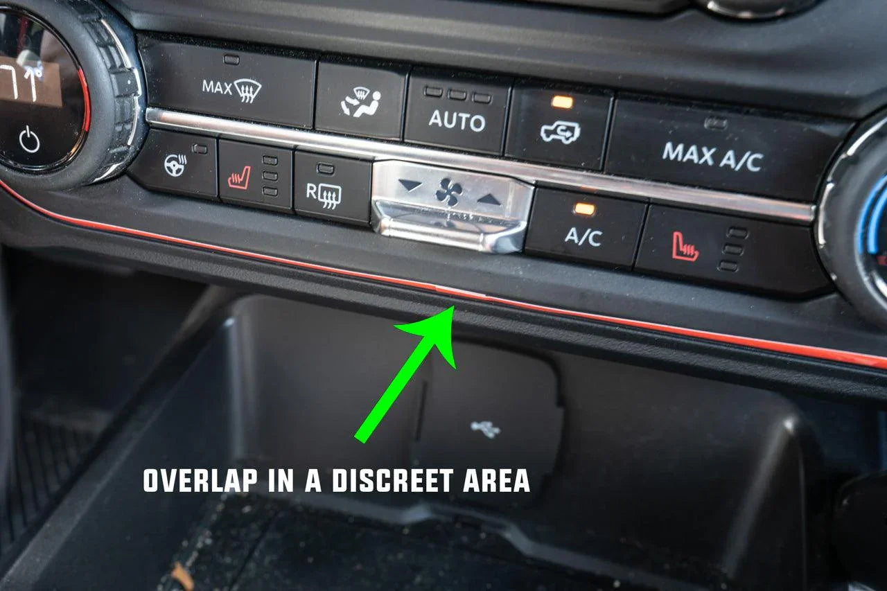 AC Controls Outline (Printed Series Vinyl) - 2021+ Bronco