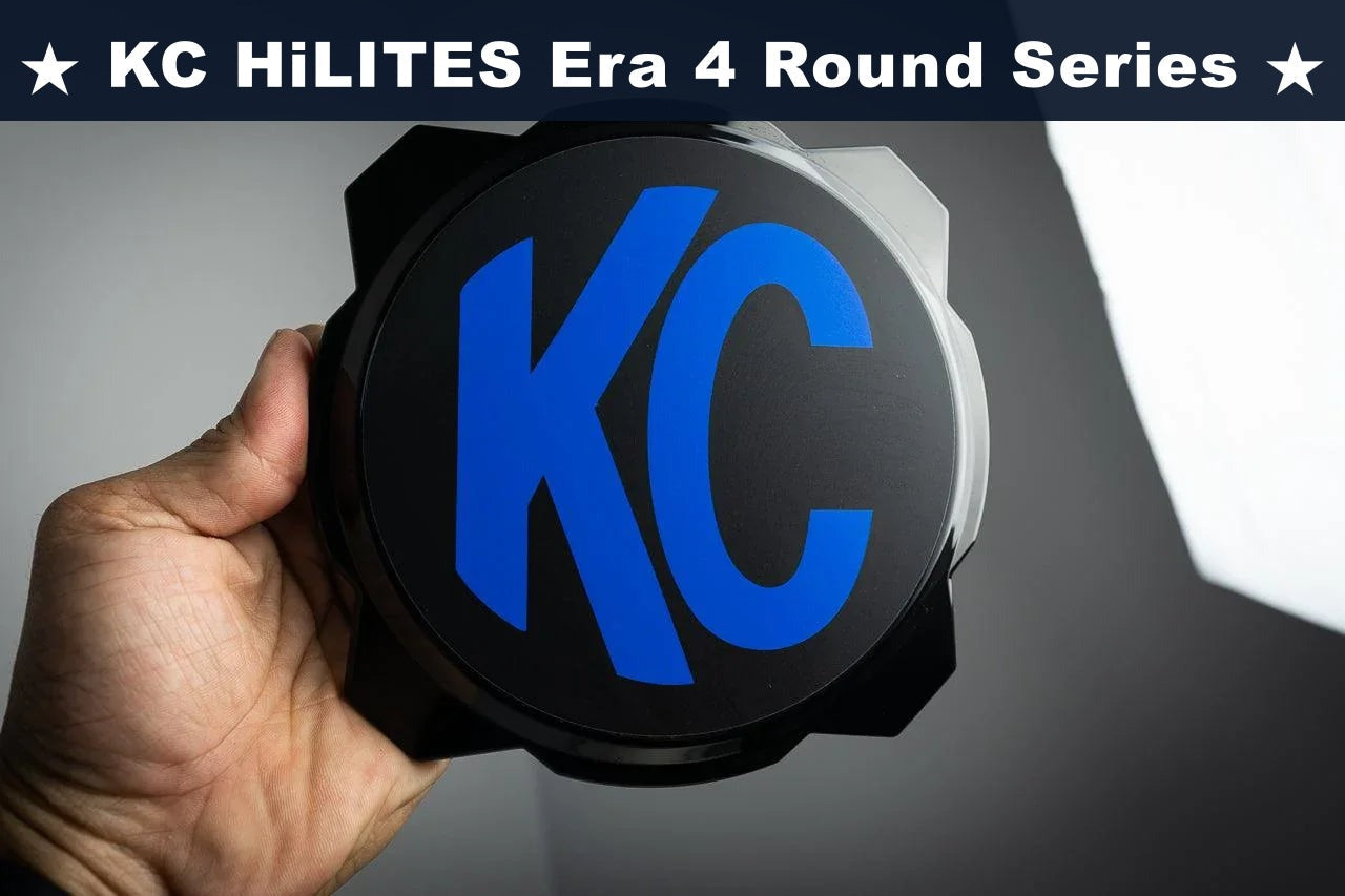 KC HiLITES Era 4 ROUND Series Light Cover Overlays - Universal