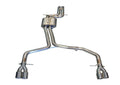 AWE Track Edition Exhaust for Audi B8 S4 3.0T - 3.5" Chrome Silver Tips