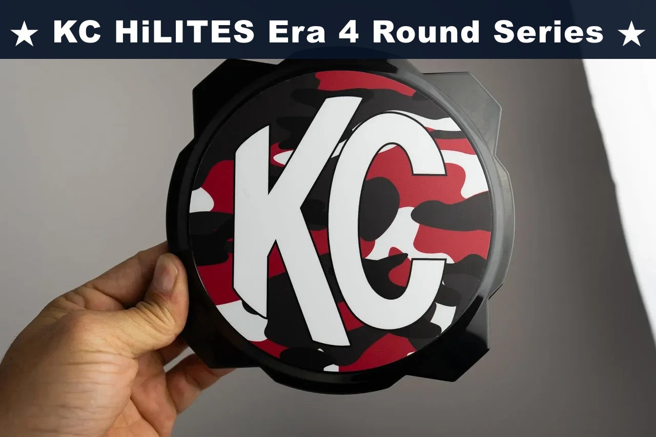 KC HiLITES Era 4 ROUND Series Light Cover Overlays - Universal