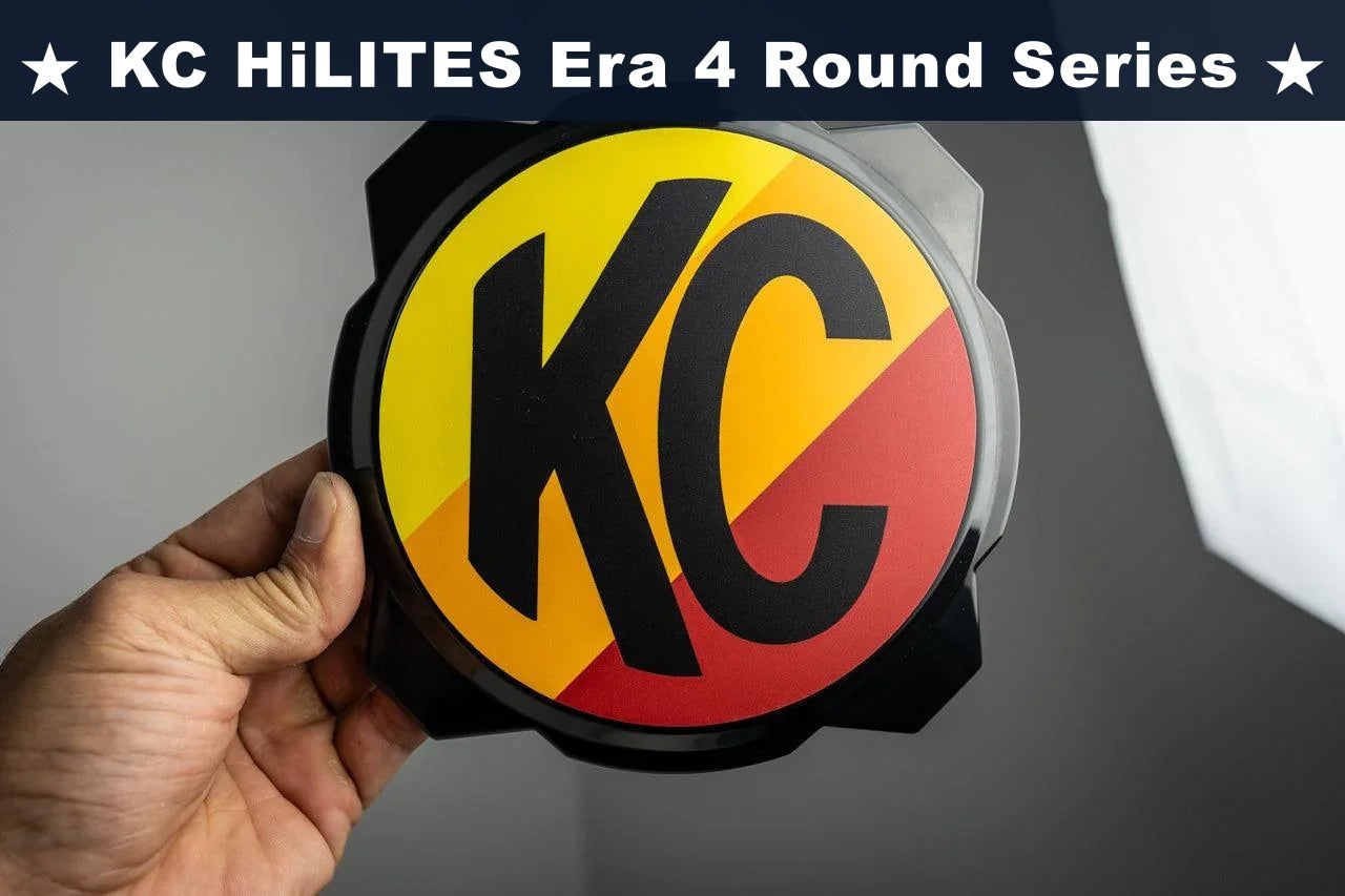 KC HiLITES Era 4 ROUND Series Light Cover Overlays - Universal