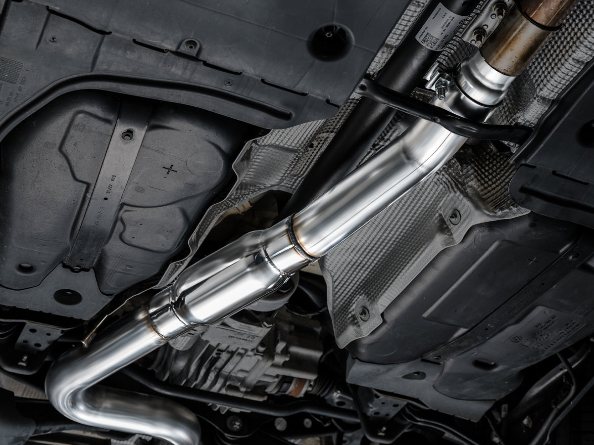 AWE Touring Edition Exhaust for Audi 8Y S3 - 4.5" Chrome Silver Tips