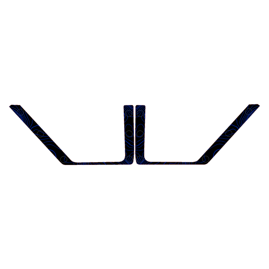 Topo Front Door Net Trim Overlay Kit (Printed Series) - 2021+ Bronco