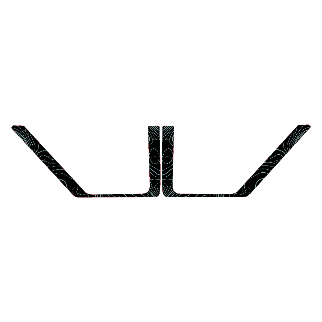 Topo Rear Door Net Trim Overlay Kit (Printed Series) - 2021+ Bronco