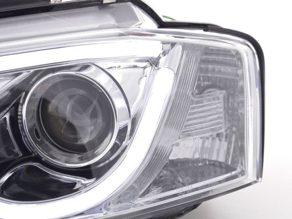 Audi A3 (8P 8PA) Chrome LED Headlights with Daytime Running Lights (2008-2012)
