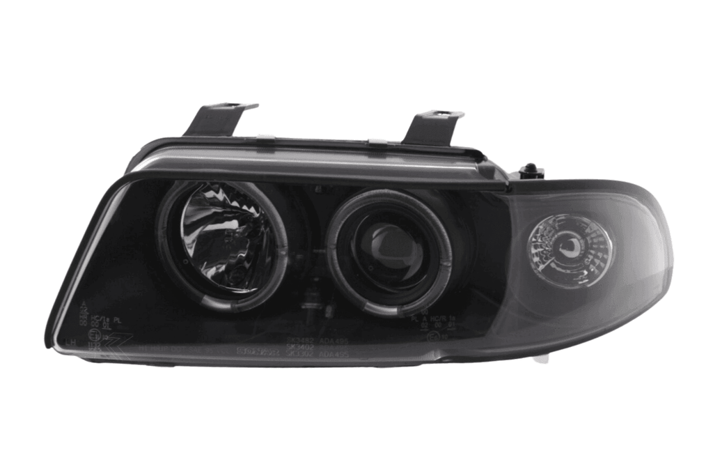 Audi A4 (B5 8D) Black Angel Eye Headlight Set (1995-1999)