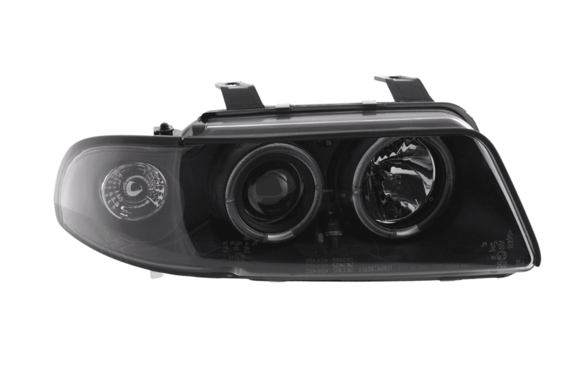 Audi A4 (B5 8D) Black Angel Eye Headlight Set (1995-1999)