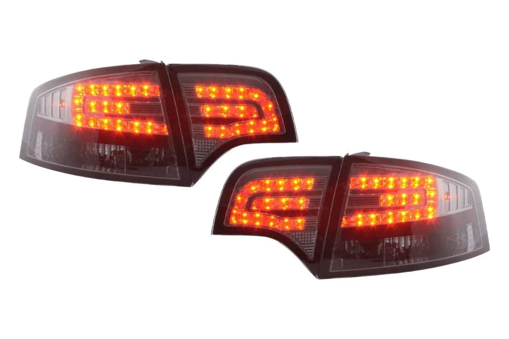 Audi A4 (B7/8E) Sedan Chrome Smoke LED Taillights Set (2004-2007)