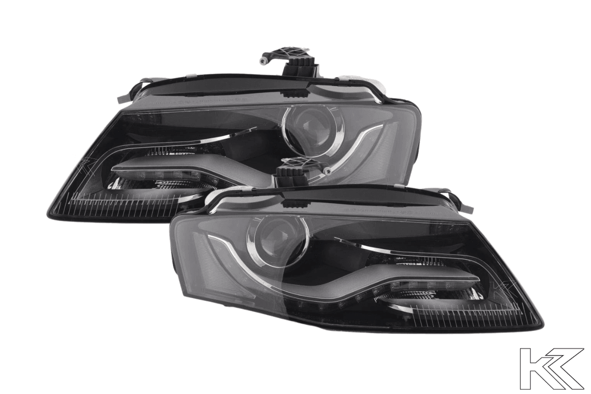 Audi A4 (B8/8K) OE+ Black Headlights - (2008-2011)