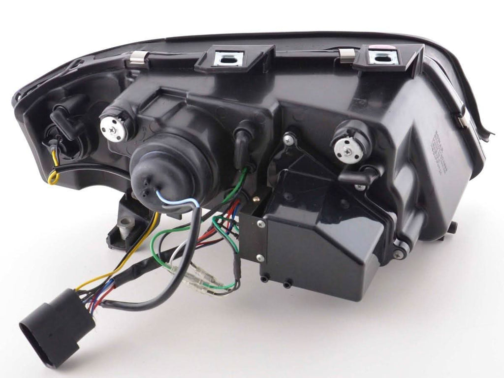 Audi A6 (C5 4B) Chrome LED Headlights with Daytime Running Lights (2001-2004)