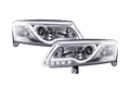Audi A6 (C6 4F) Chrome LED Headlights with Daytime Running Lights (2004-2008)