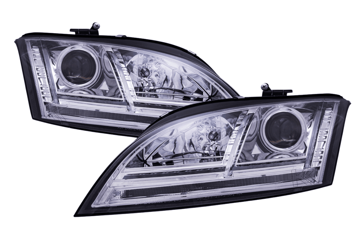 Audi TT 8J Chrome Daylight LED Parking Light Headlights (2006-2011)