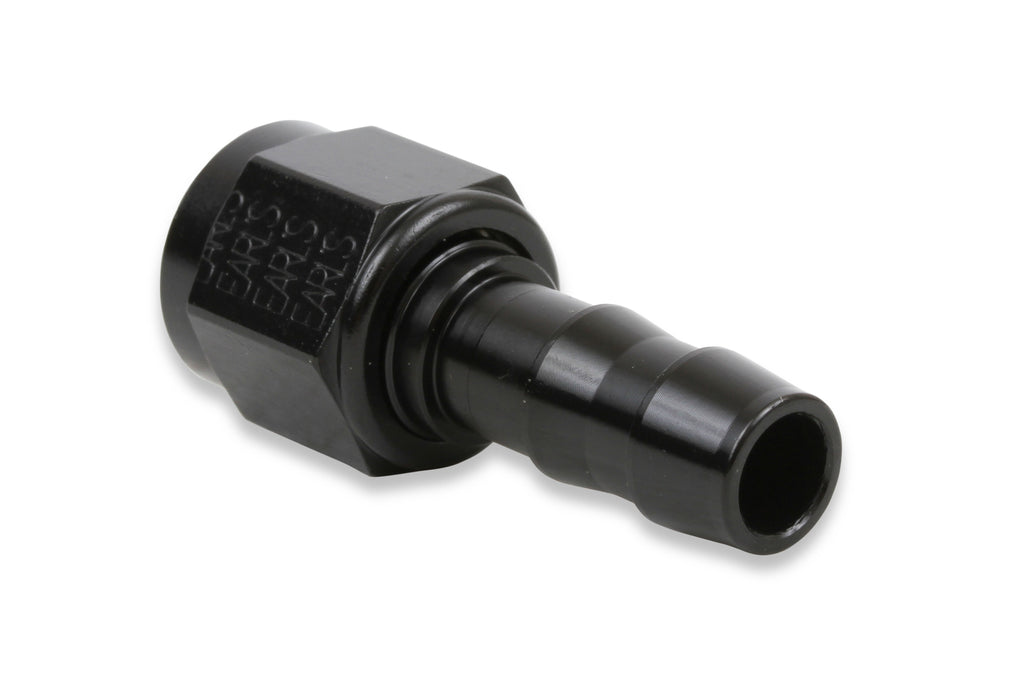 Black Anodized Lightweight Direct Replacement for Brass Push Lock Type Hose Ends.