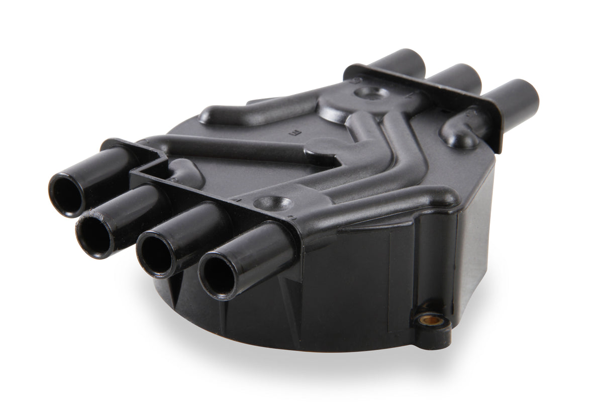 Distributor Cap - Chevy / GMC Vortec - V6 - Socket Style - Crab - Black - 120142 distributor cap is a crab style black cap that fits Chevy / GMC VORTEC V6.