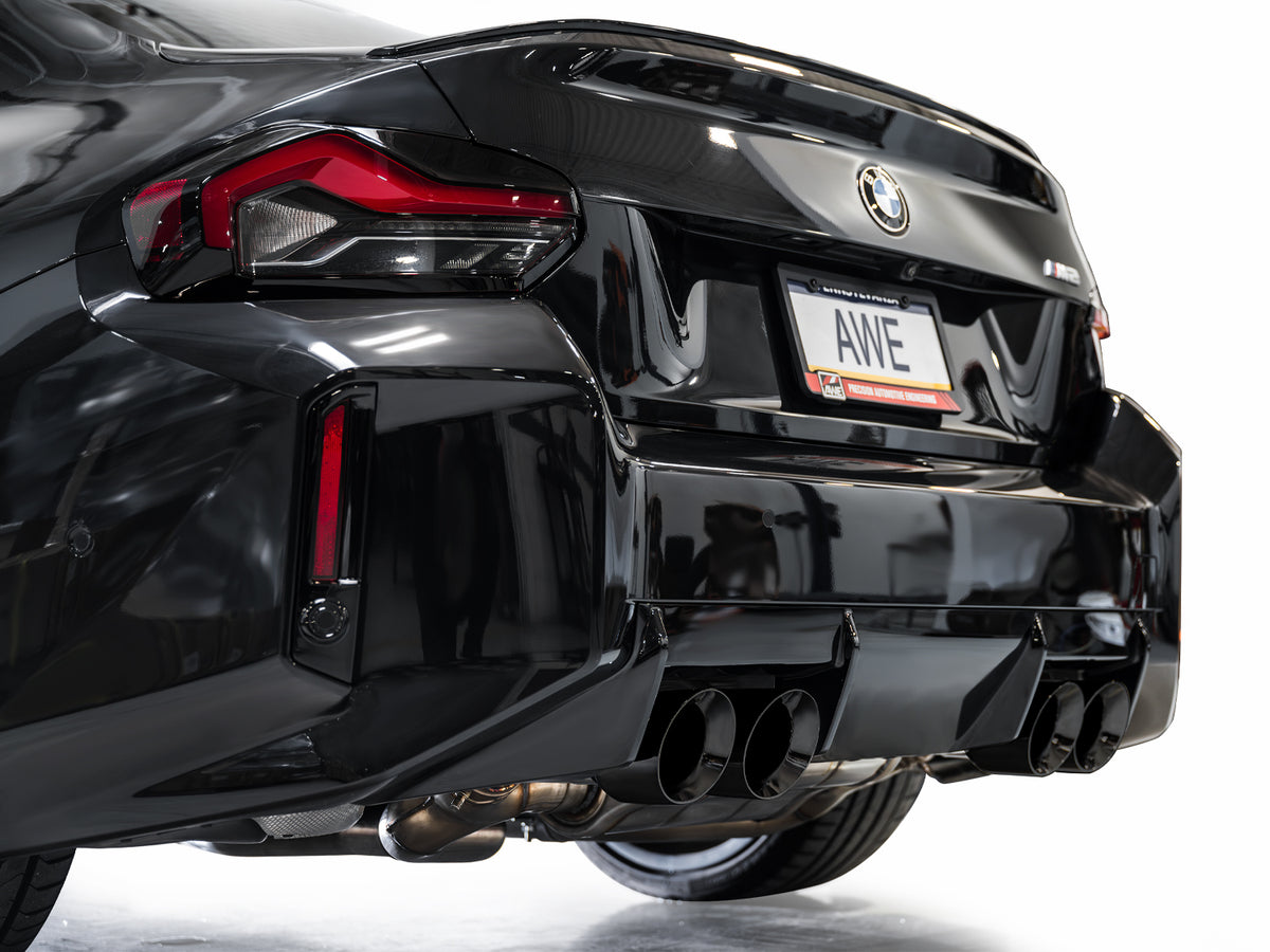 AWE SwitchPath™ Exhaust for BMW G87 M2 - 4.5" Diamond Black Tips