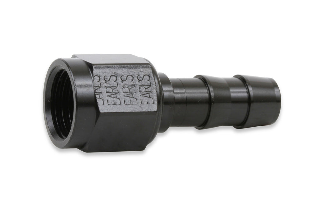Black Anodized Lightweight Direct Replacement for Brass Push Lock Type Hose Ends.