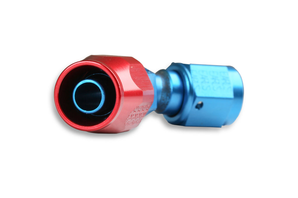 Earls 45 Degree Swivel-Seal® Hose End AN -6 - Red/Blue