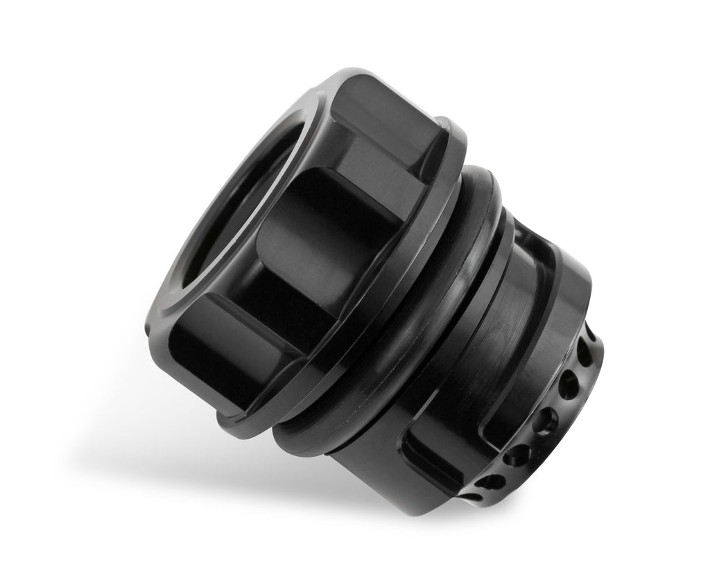 Oil Fill Cap w/ Baffle & -10 ORB Port - Fits Factory Valve Covers - GM LS Series, GM Gen-V LT, and 2011-2017 Ford Coyote Engines (Gen 1 and Gen 2).