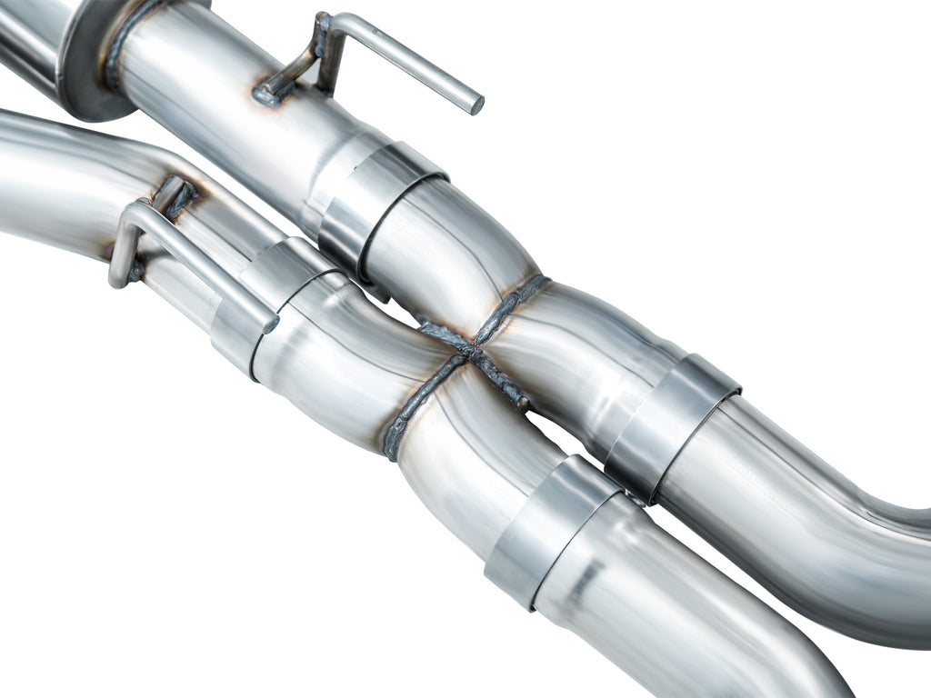 AWE Touring Edition Exhaust for Ford Explorer ST - Chrome Silver Tips